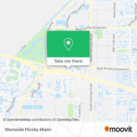 Shoreside Florida map