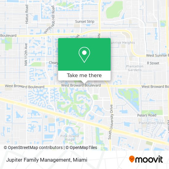 Jupiter Family Management map