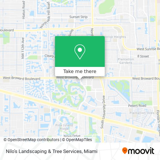 Nilo's Landscaping & Tree Services map