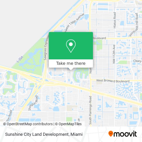 Sunshine City Land Development map