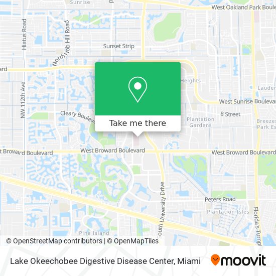 Lake Okeechobee Digestive Disease Center map