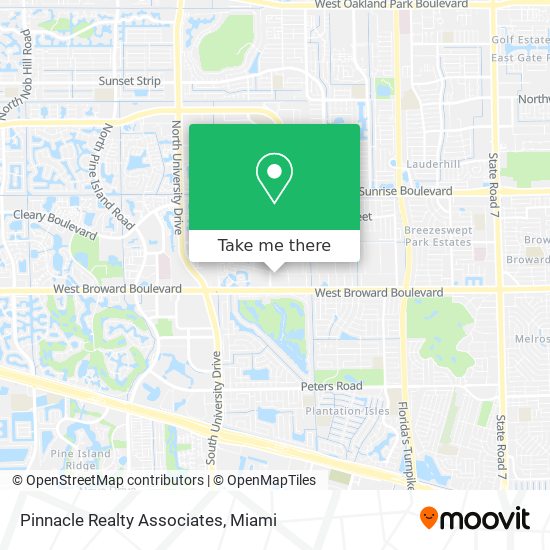 Pinnacle Realty Associates map