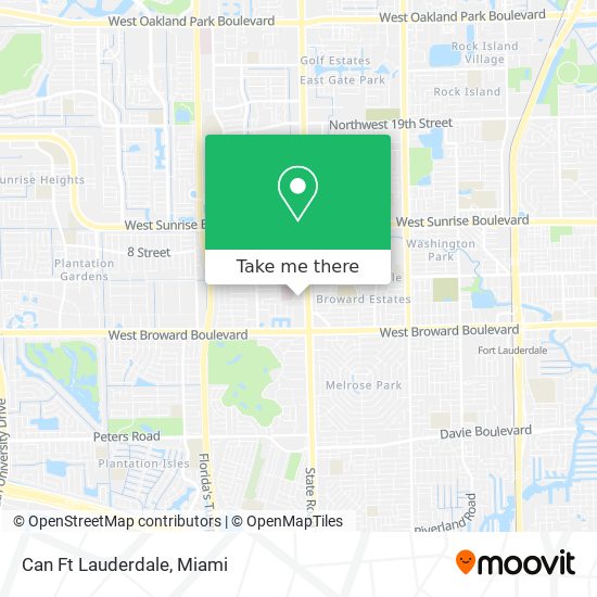 Can Ft Lauderdale map