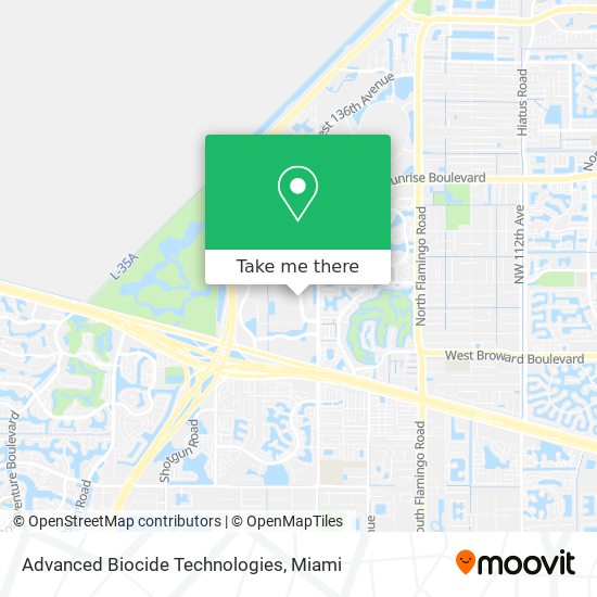 Mapa de Advanced Biocide Technologies