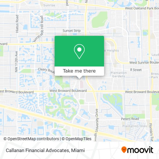 Callanan Financial Advocates map