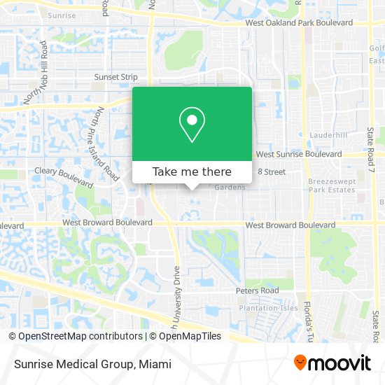 Sunrise Medical Group map