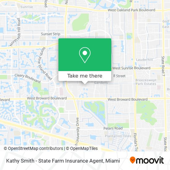 Kathy Smith - State Farm Insurance Agent map