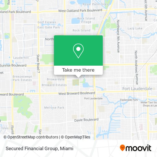 Secured Financial Group map