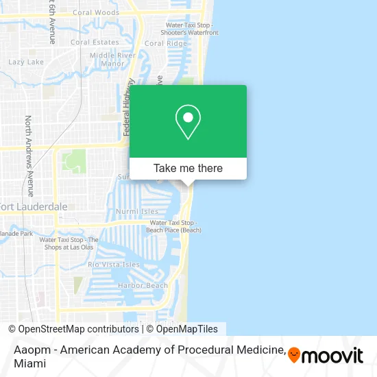 Aaopm - American Academy of Procedural Medicine map