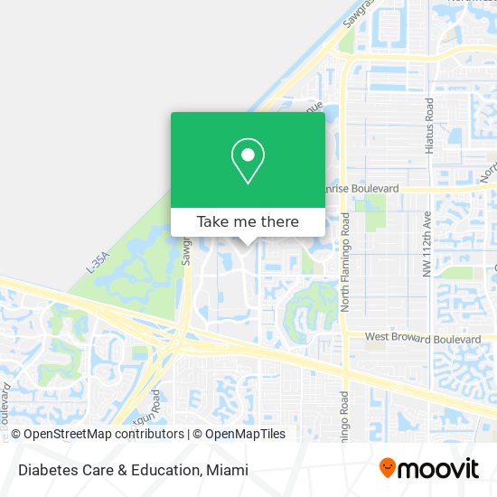 Diabetes Care & Education map