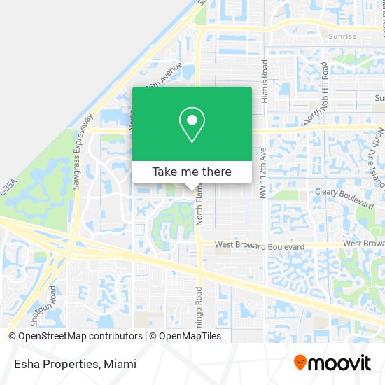 Esha Properties map