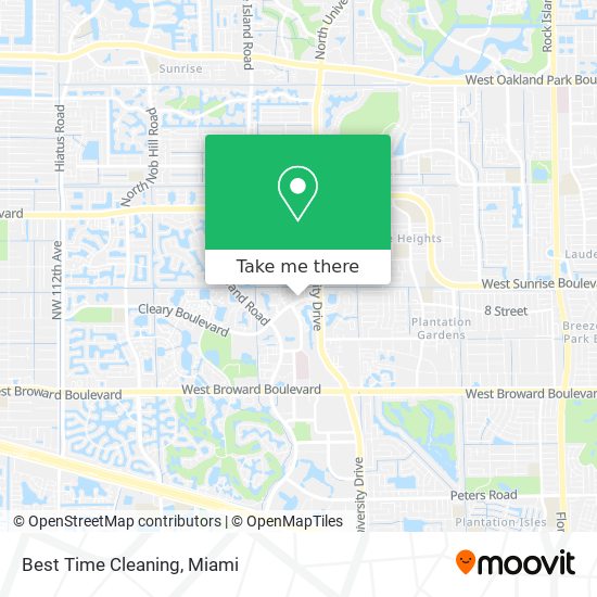 Best Time Cleaning map