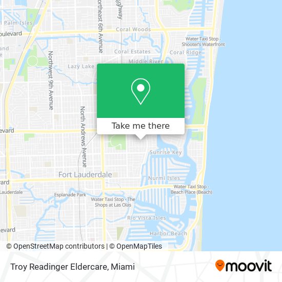Troy Readinger Eldercare map
