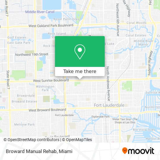 Mapa de Broward Manual Rehab