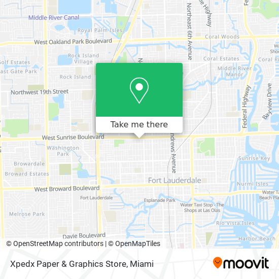 Mapa de Xpedx Paper & Graphics Store