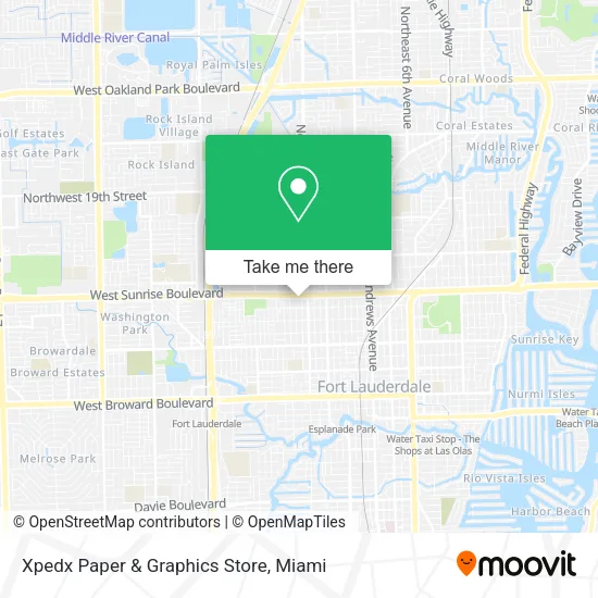 Mapa de Xpedx Paper & Graphics Store