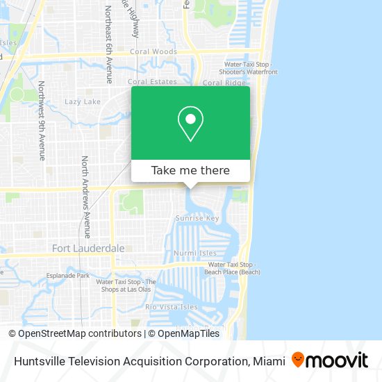 Huntsville Television Acquisition Corporation map