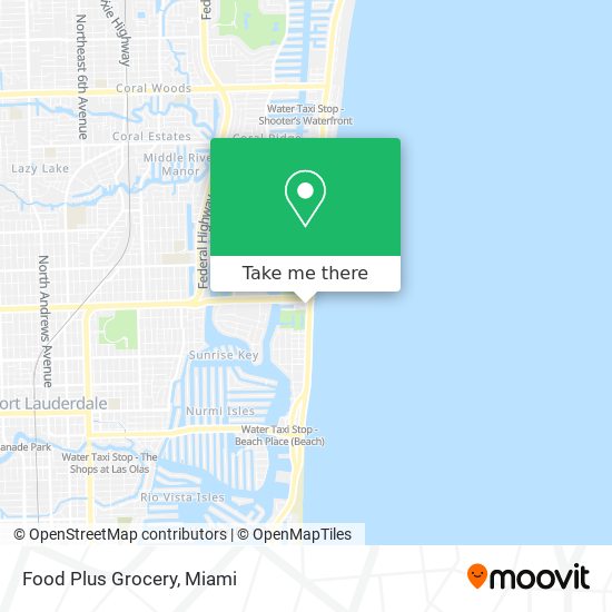 Food Plus Grocery map