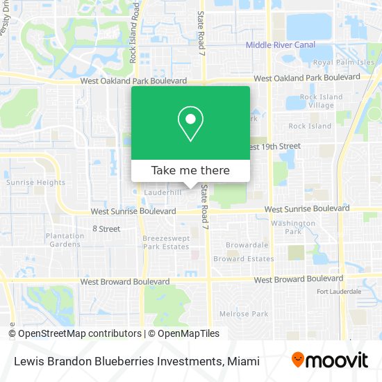 Lewis Brandon Blueberries Investments map