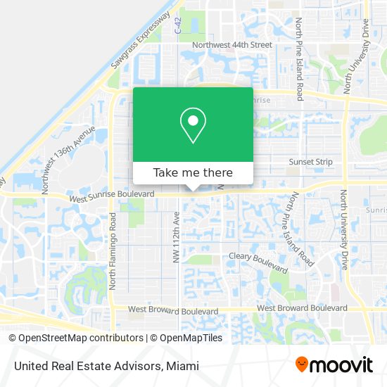 United Real Estate Advisors map