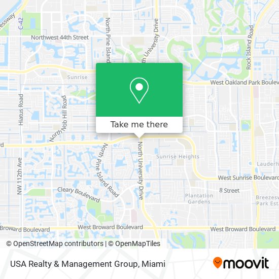 Mapa de USA Realty & Management Group