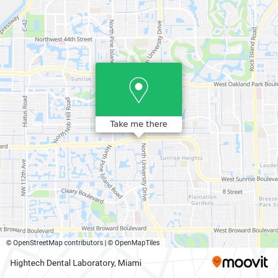 Hightech Dental Laboratory map