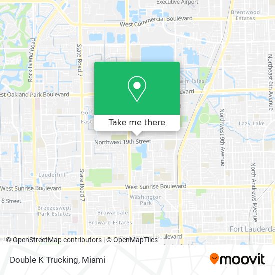 Mapa de Double K Trucking