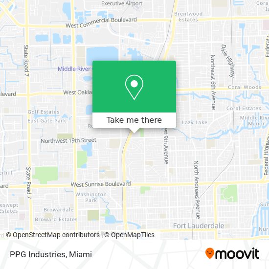 PPG Industries map