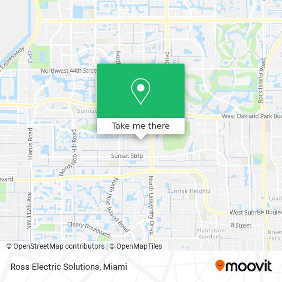 Ross Electric Solutions map