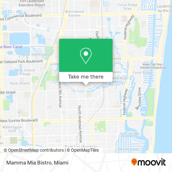 Mapa de Mamma Mia Bistro