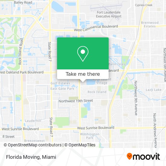 Florida Moving map