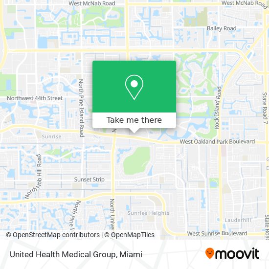 Mapa de United Health Medical Group