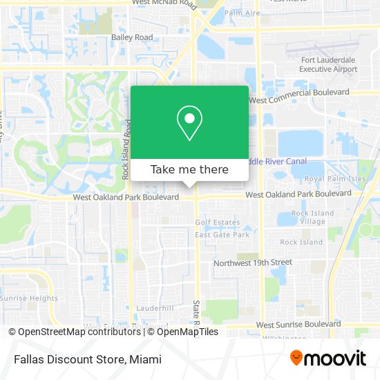 Fallas Discount Store map