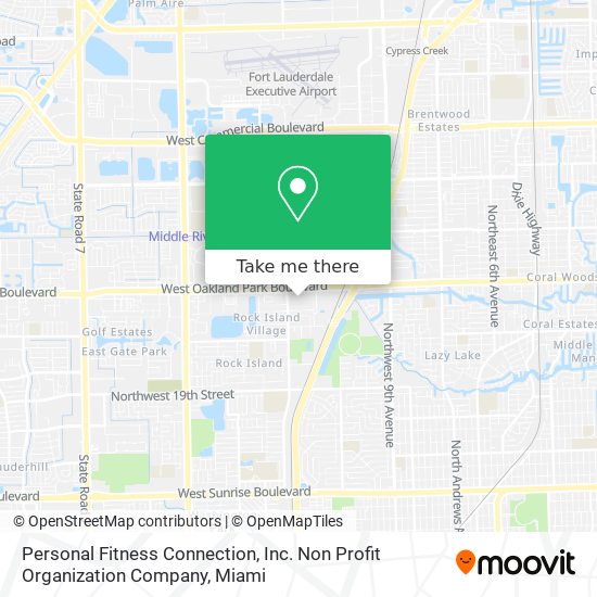 Personal Fitness Connection, Inc. Non Profit Organization Company map