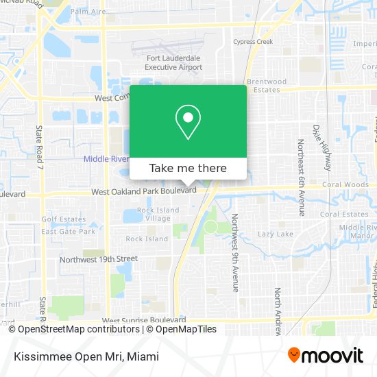 Mapa de Kissimmee Open Mri