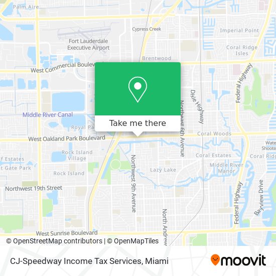 CJ-Speedway Income Tax Services map