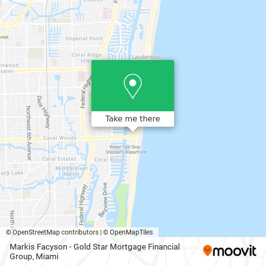 Mapa de Markis Facyson - Gold Star Mortgage Financial Group