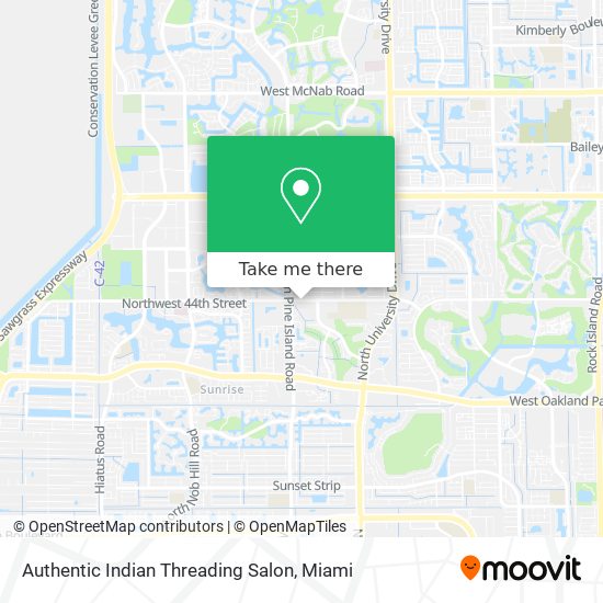 Authentic Indian Threading Salon map