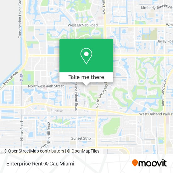 Enterprise Rent-A-Car map