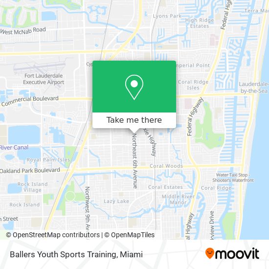 Ballers Youth Sports Training map