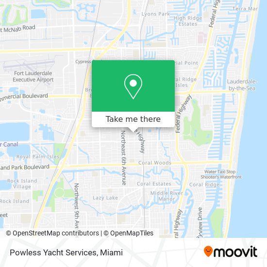 Powless Yacht Services map