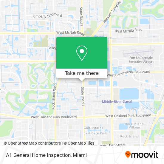 A1 General Home Inspection map