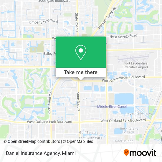 Daniel Insurance Agency map