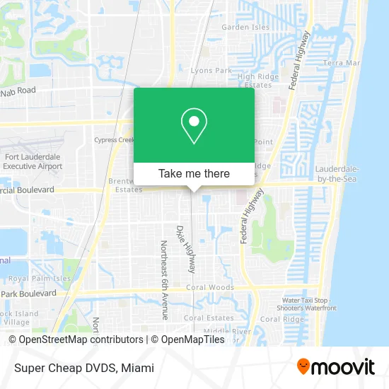 Super Cheap DVDS map