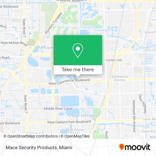 Mace Security Products map