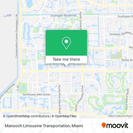 Mapa de Manooch Limousine Transportation