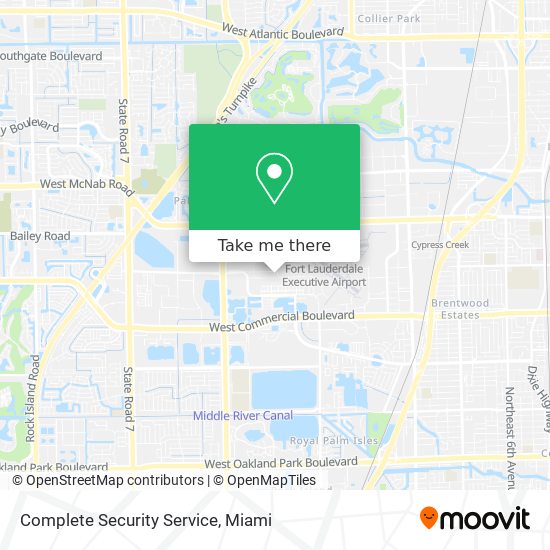 Complete Security Service map