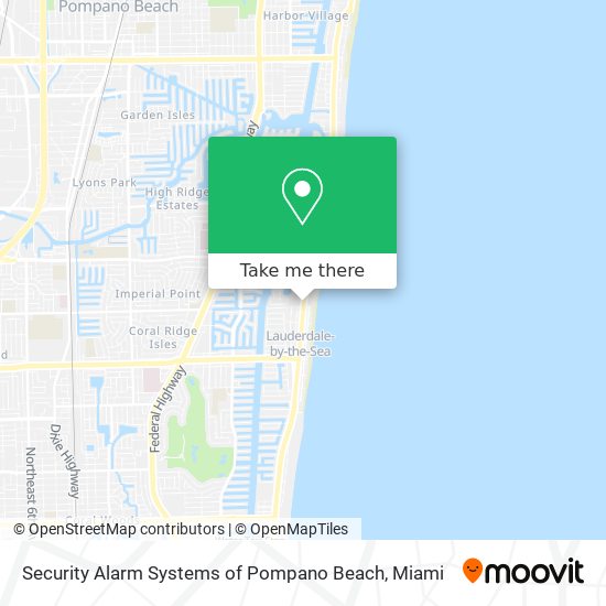 Mapa de Security Alarm Systems of Pompano Beach