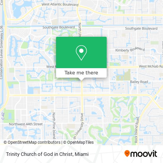 Trinity Church of God in Christ map