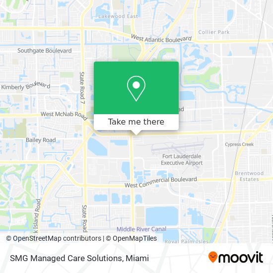 SMG Managed Care Solutions map